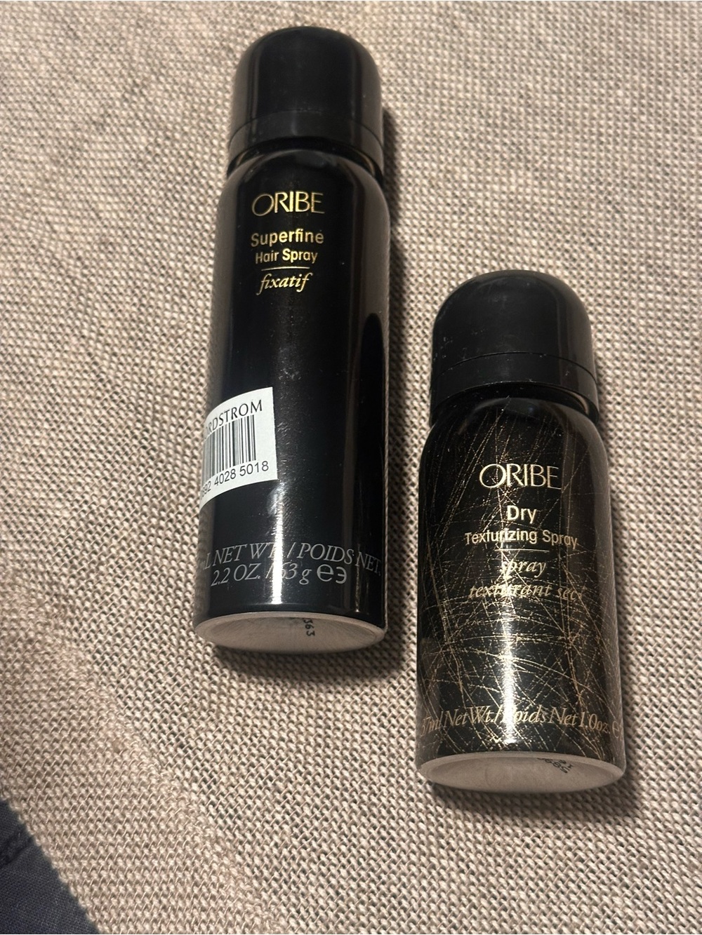 Oribe Superfine Hairspray 2.2 oz & Dry Texturizing 1oz Spray Duo
